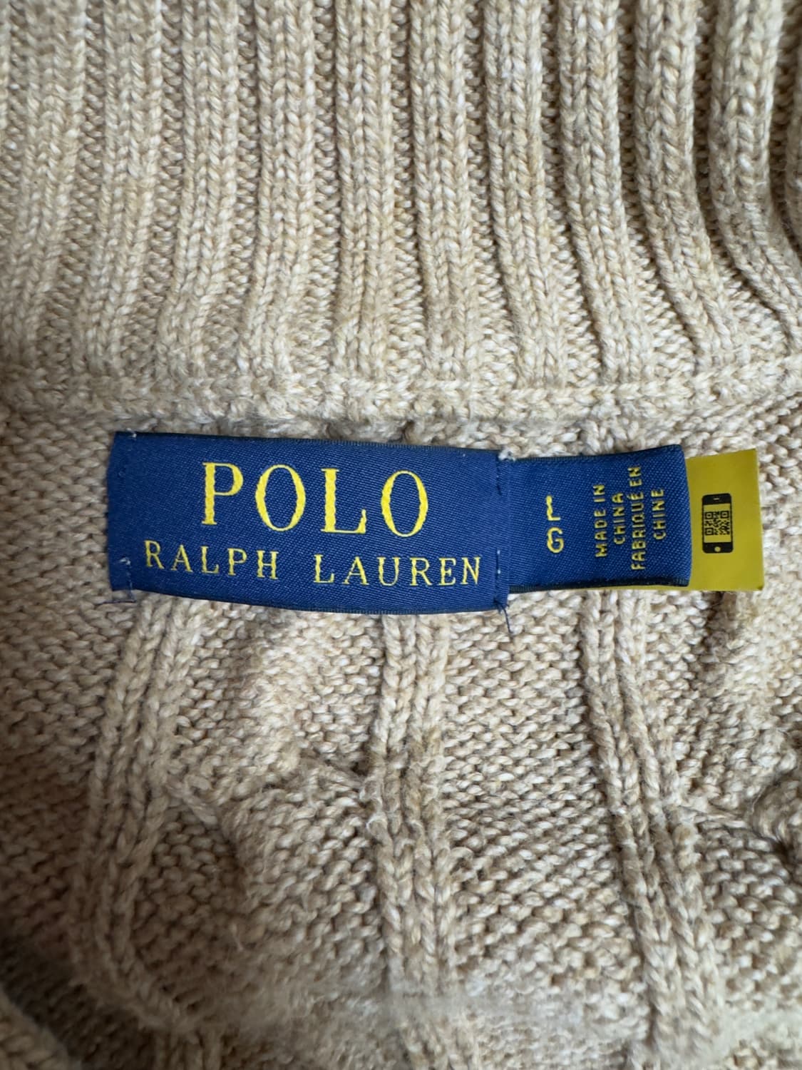 폴로 반짚업 니트 상품이미지4