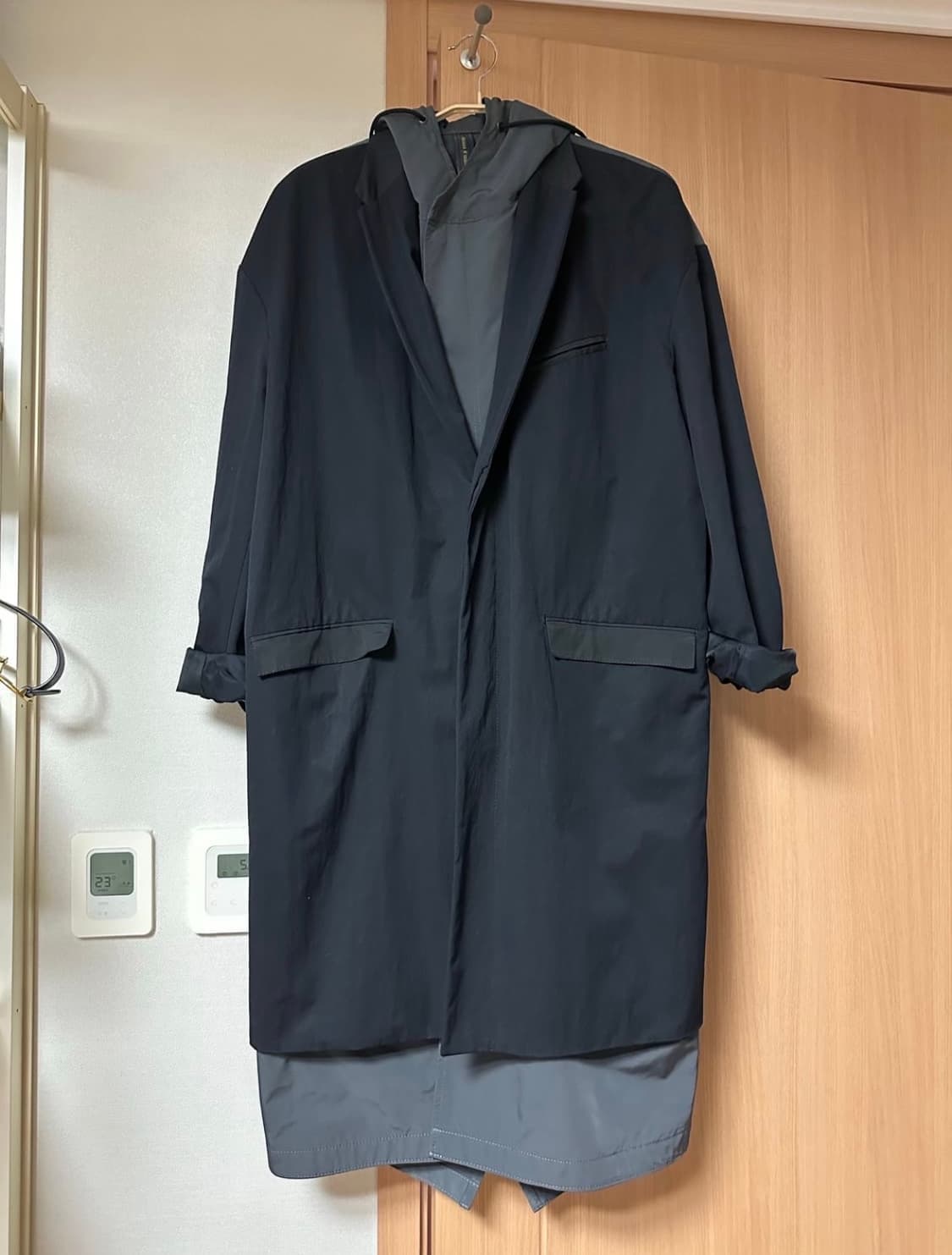 미하라야스히로 레이어드 코트 상품이미지3