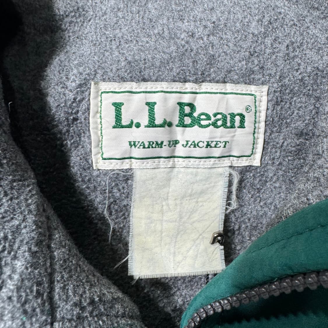 80s 엘엘빈 웜업 자켓 그린 ( 105/OLD-8283 ) 상품이미지3