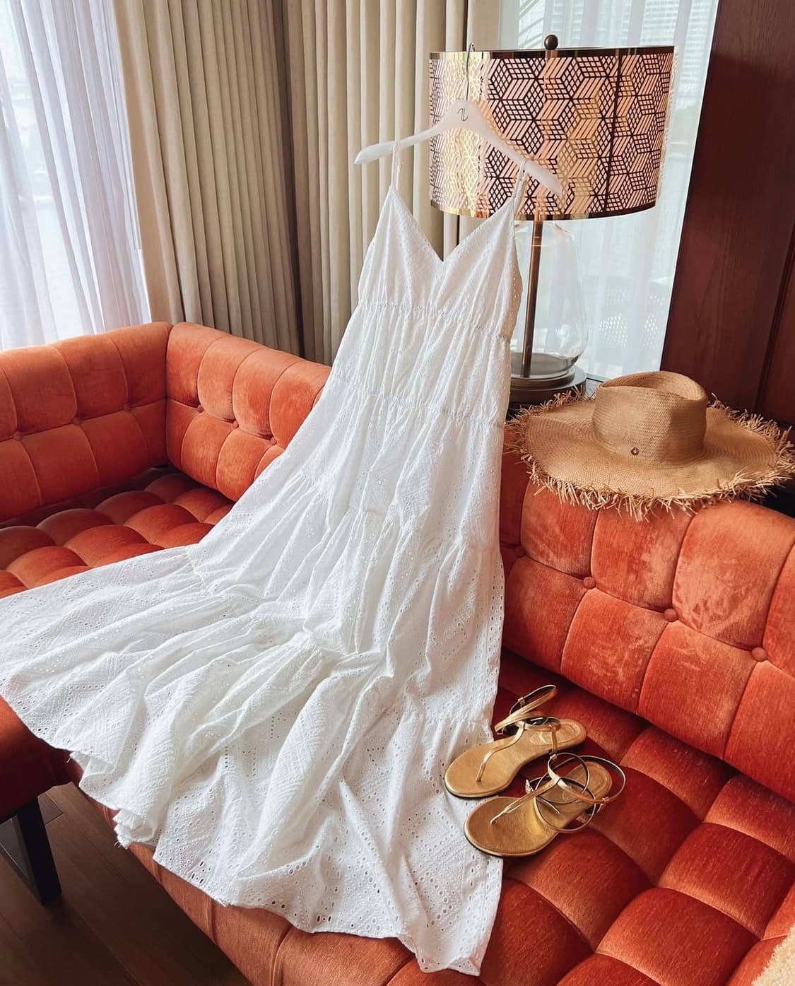 [EXCLUSIVE] Saint-tropez punching dress 상품이미지1