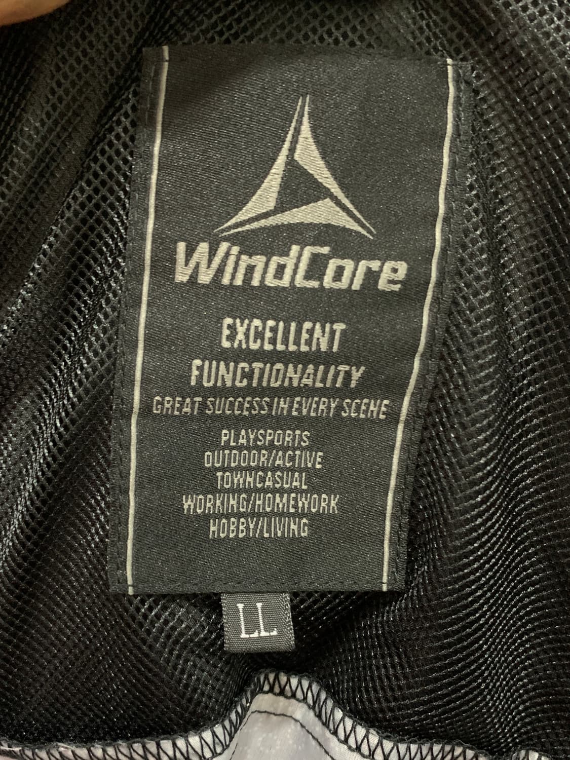 (빈티지)windcore 페이즐리 아웃도어 패커블 바람막이 상품이미지3