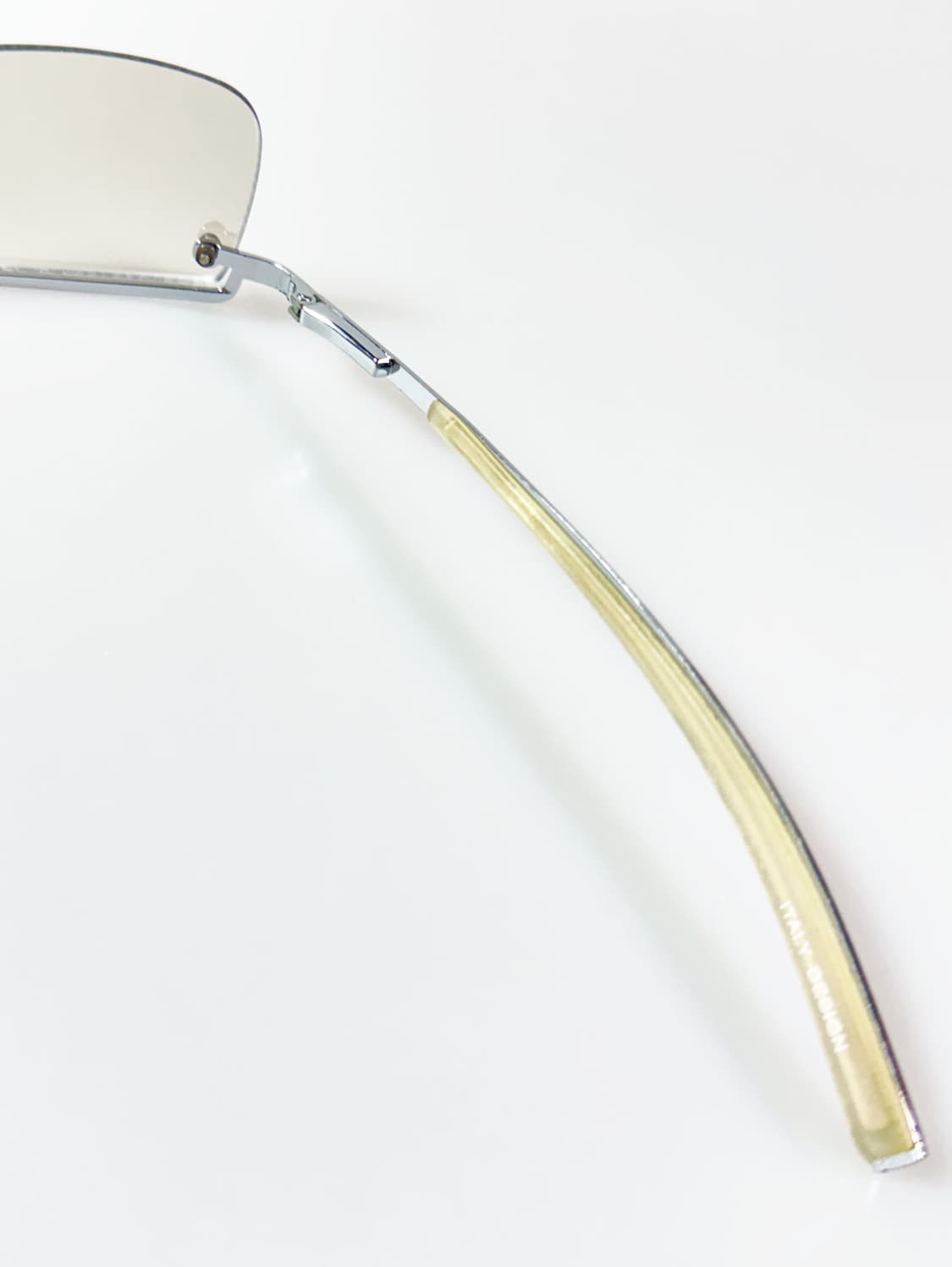 90s AIR 무테 스퀘어 언더림 빈티지 틴트 선글라스 상품이미지6