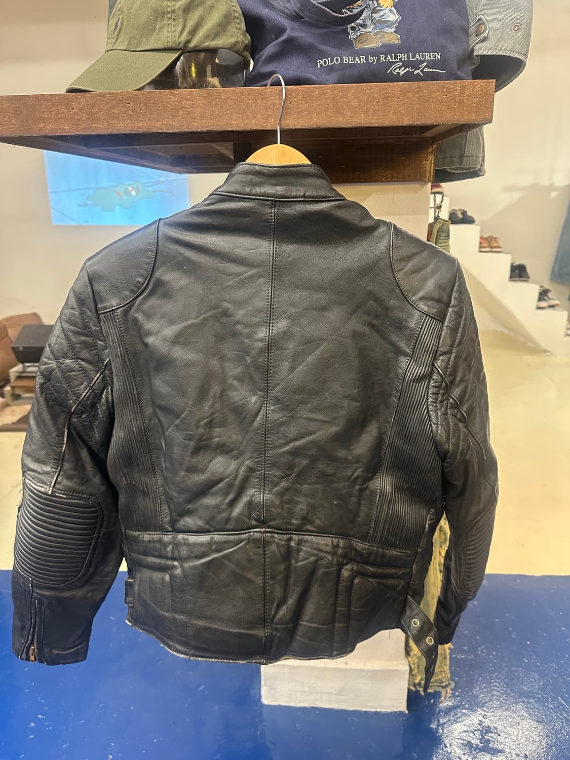 1990s biker 바이커 레더자켓  상품이미지5