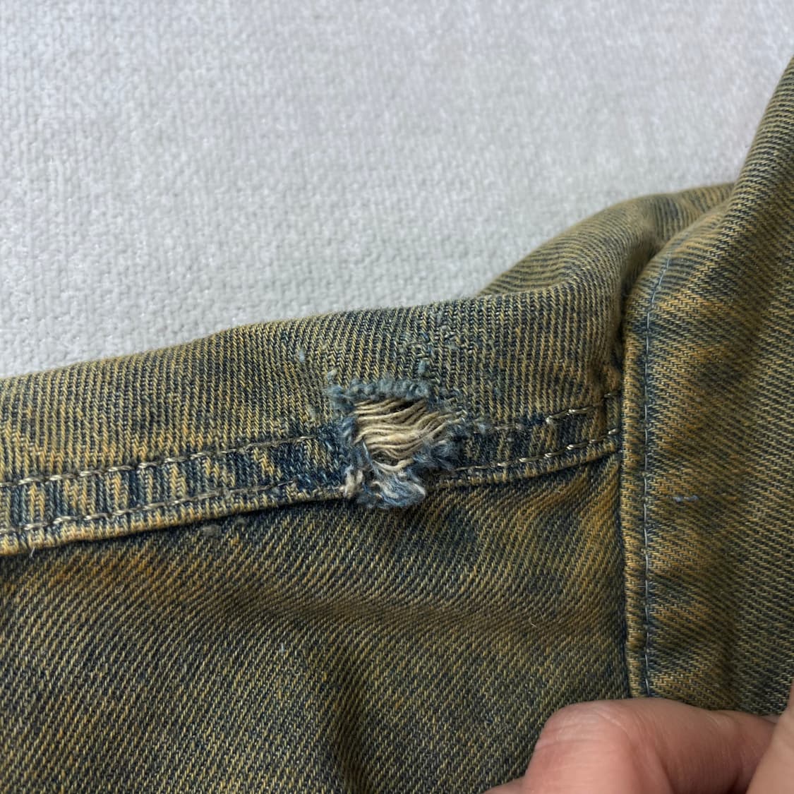 105 아메리칸 빈티지 워싱 데님 자켓 상품이미지4