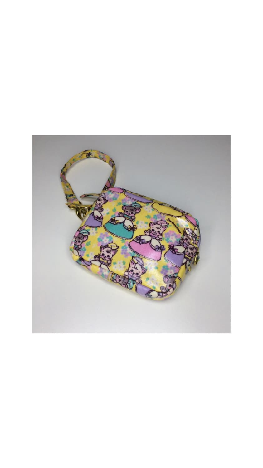 Swimmer 스위머 옐로우 프린팅 지갑 미니 파우치 상품이미지7