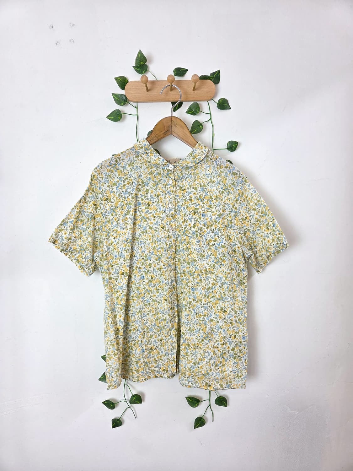 잔꽃 반팔 셔츠 상품이미지1