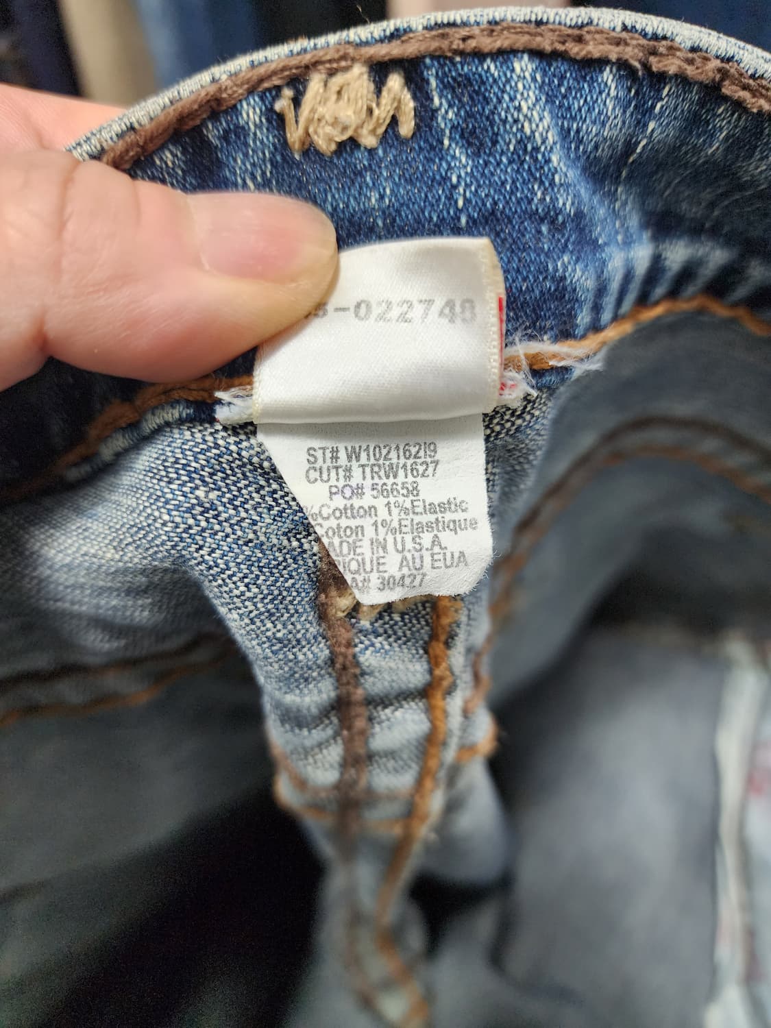 트루릴리젼 USA 데님 청바지 상품이미지7