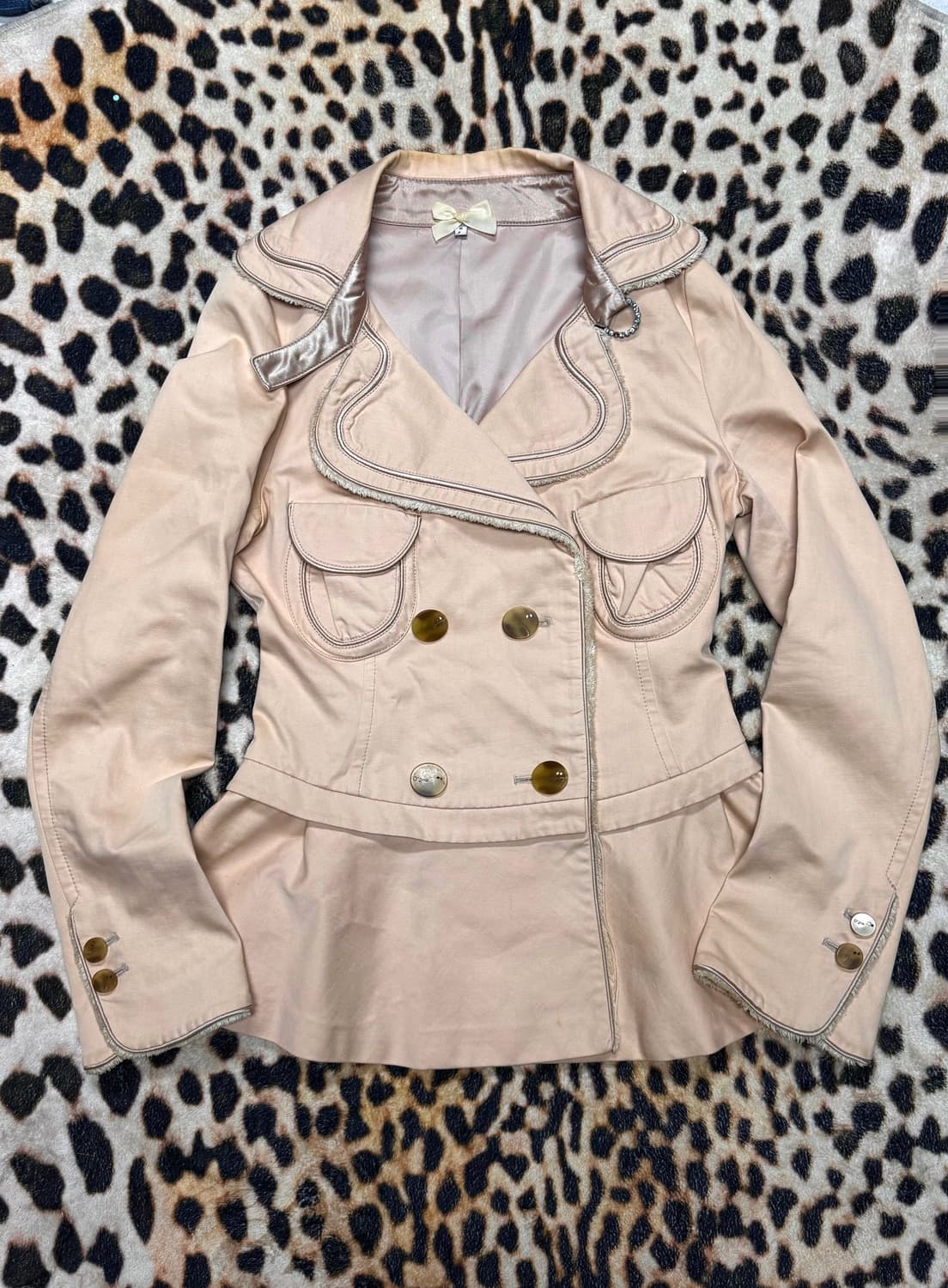 키쨩 갸루 큐빅버클 자켓 상품이미지1