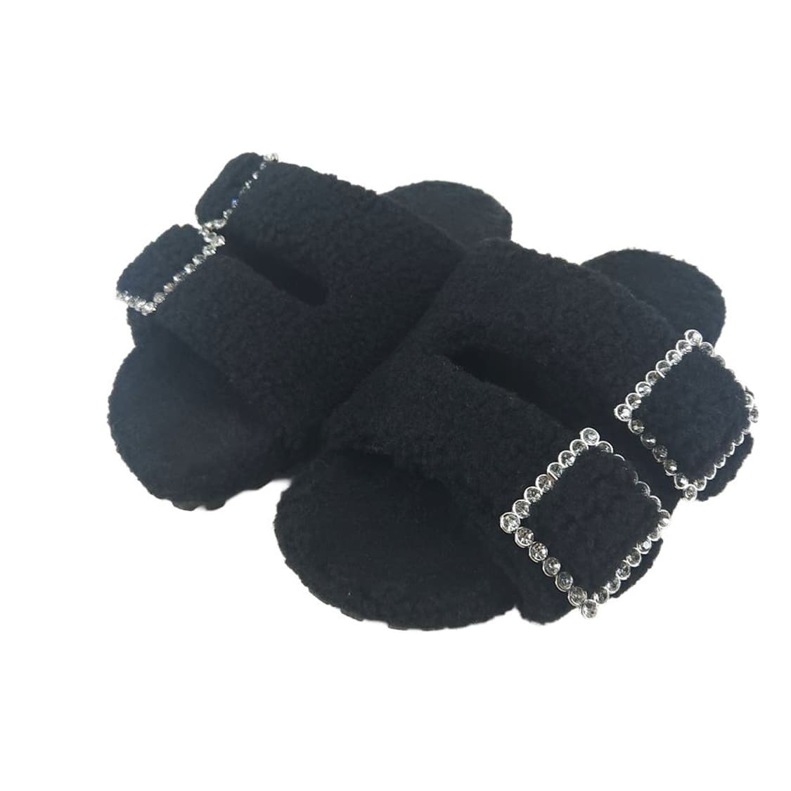 [38(240)]UGG 투웨이 버클 플리스 샌들[Y5C-147] 상품이미지1