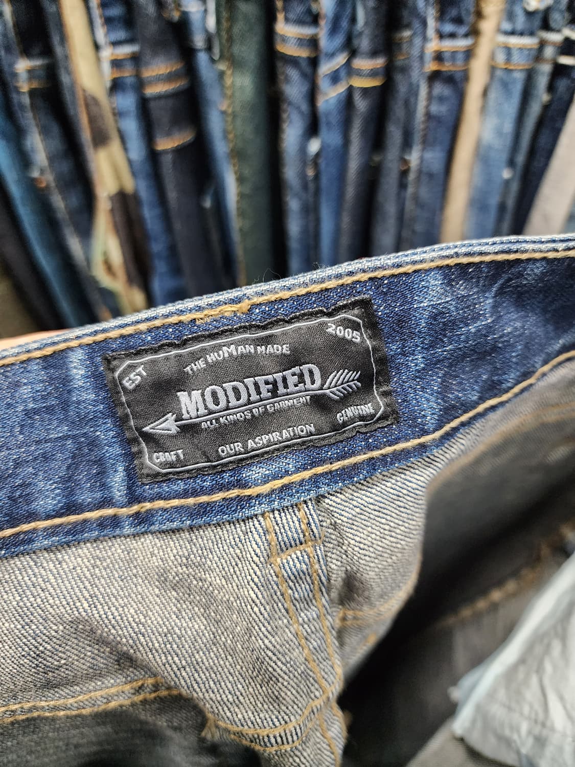 (새상품) 모디파이드 데님 팬츠 상품이미지5