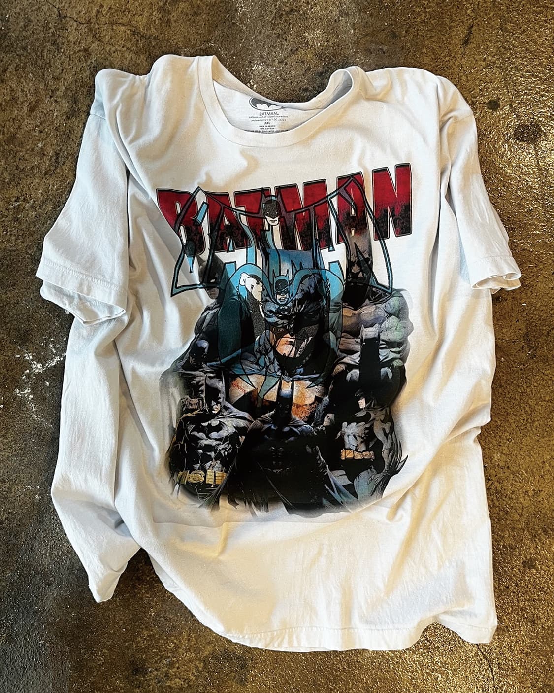 Batman 빈티지 커스텀 티셔츠 상품이미지1