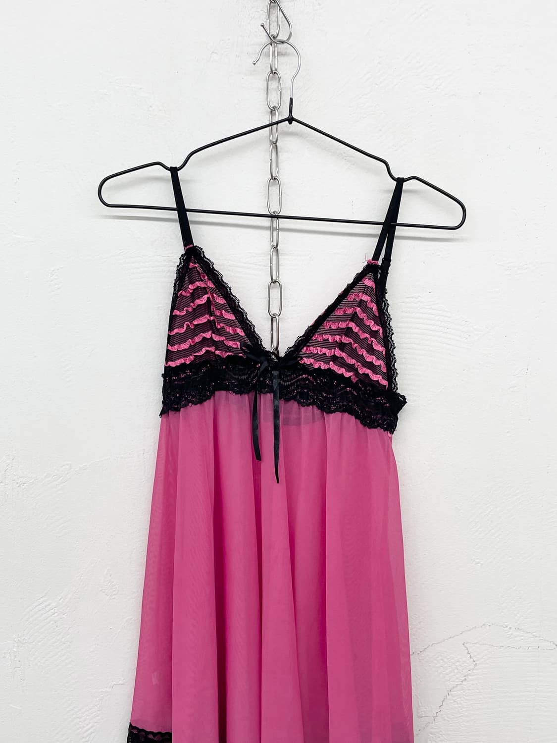 갸루 프릴 레이스 슬립 상품이미지5