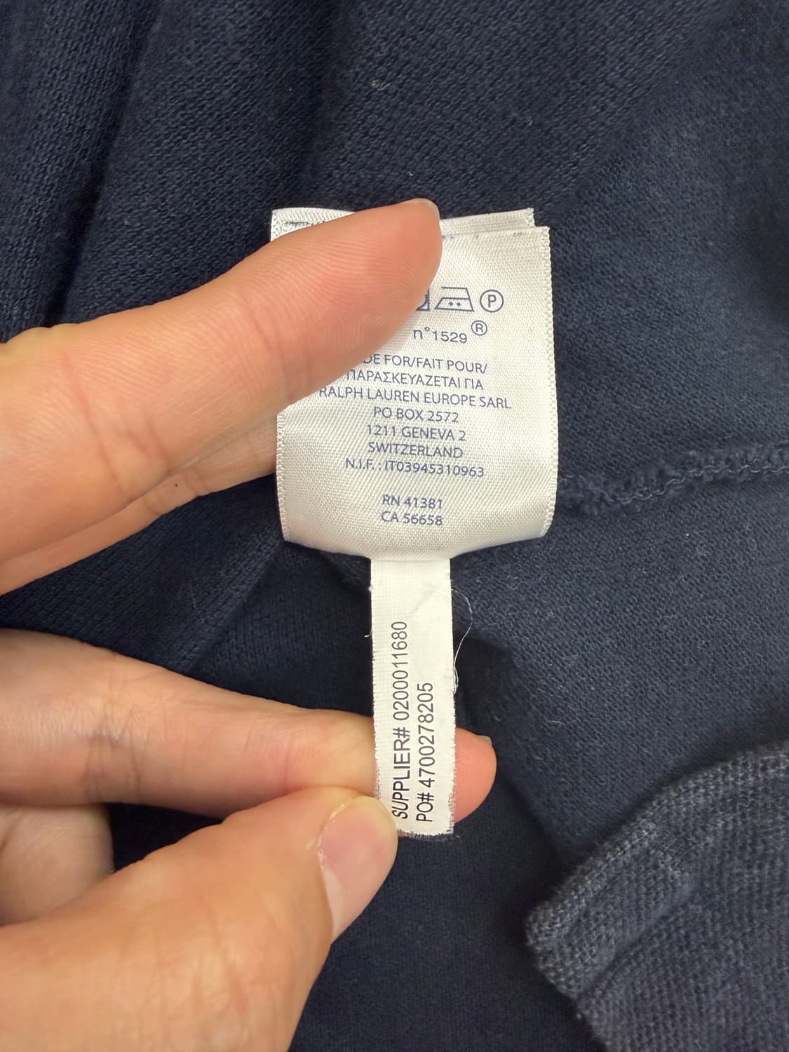 폴로 랄프로렌 빅포니 반팔 카라티 네이비 상품이미지6