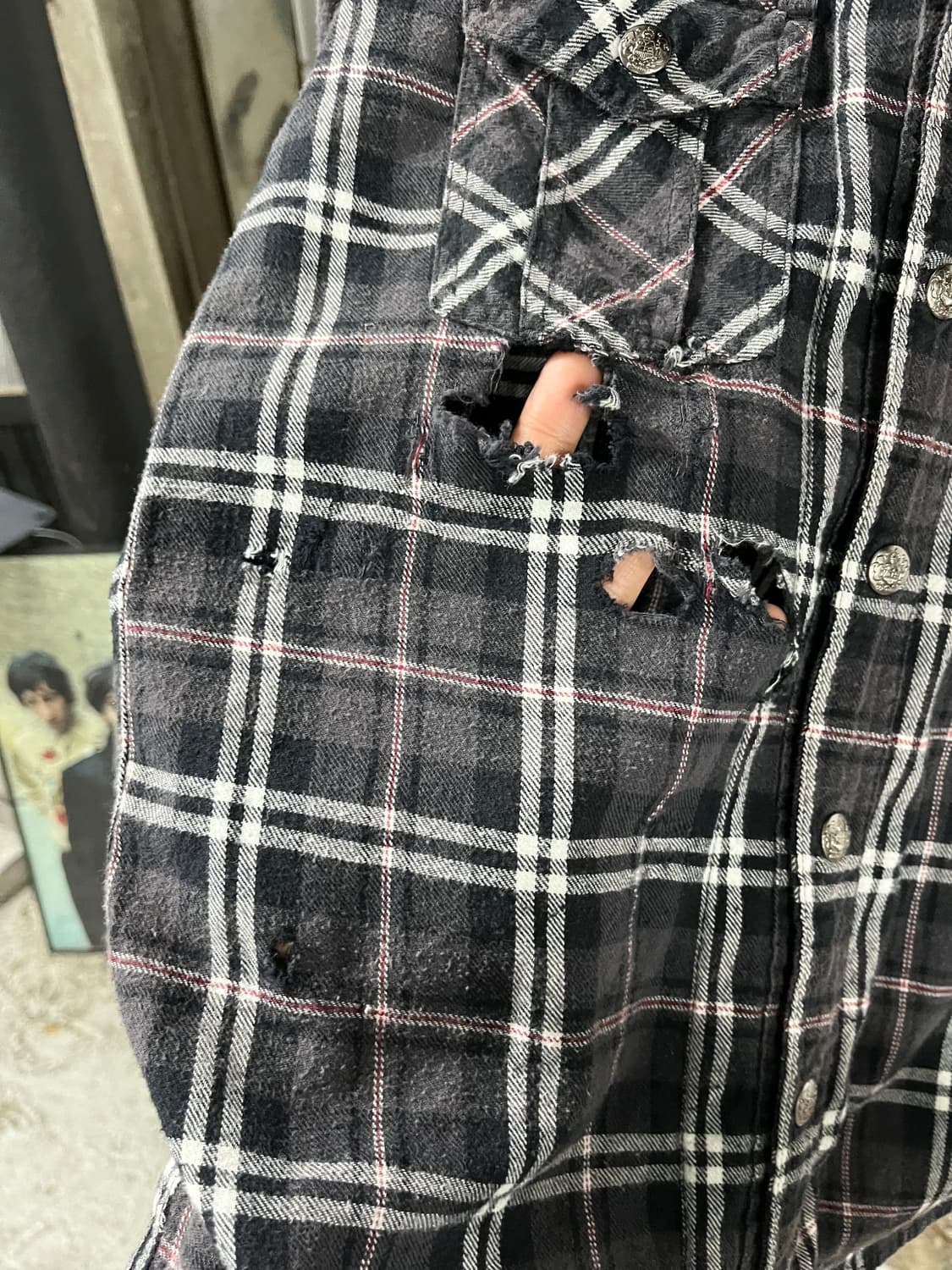 Thruxton western hood zip shirt 상품이미지8