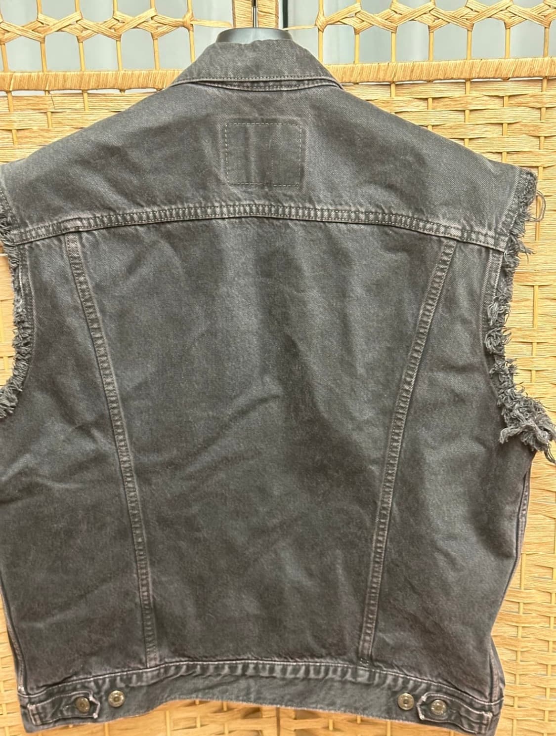 Levis 3세대 컷오프 데님 베스트 다크브라운 상품이미지2
