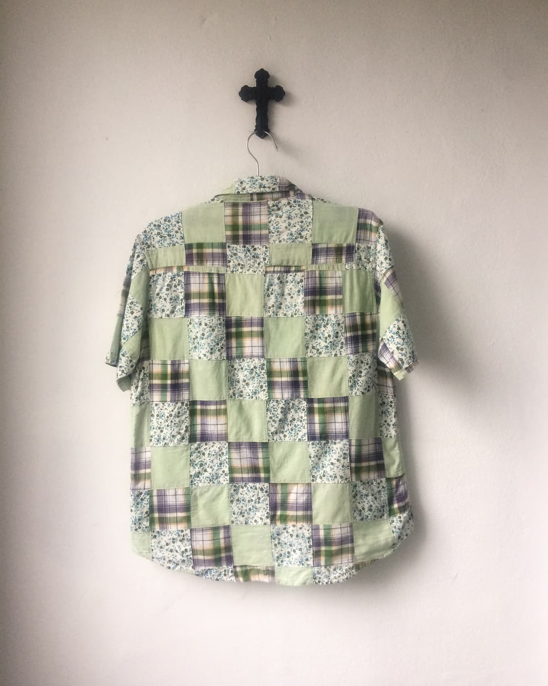 Patch work shirt 상품이미지3