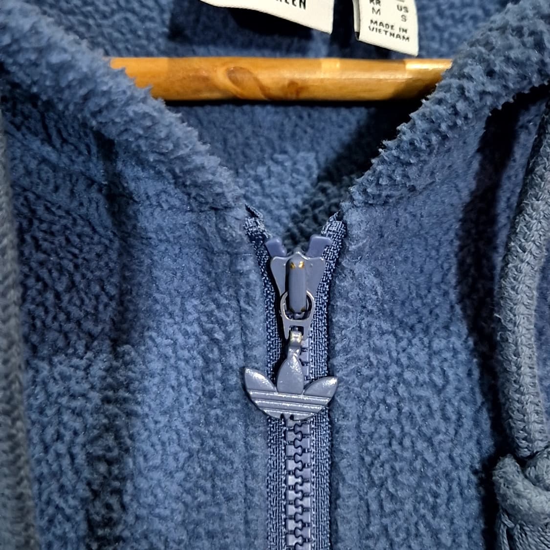 Adidas 아디다스 플리스 크롭 후드집업 상품이미지4