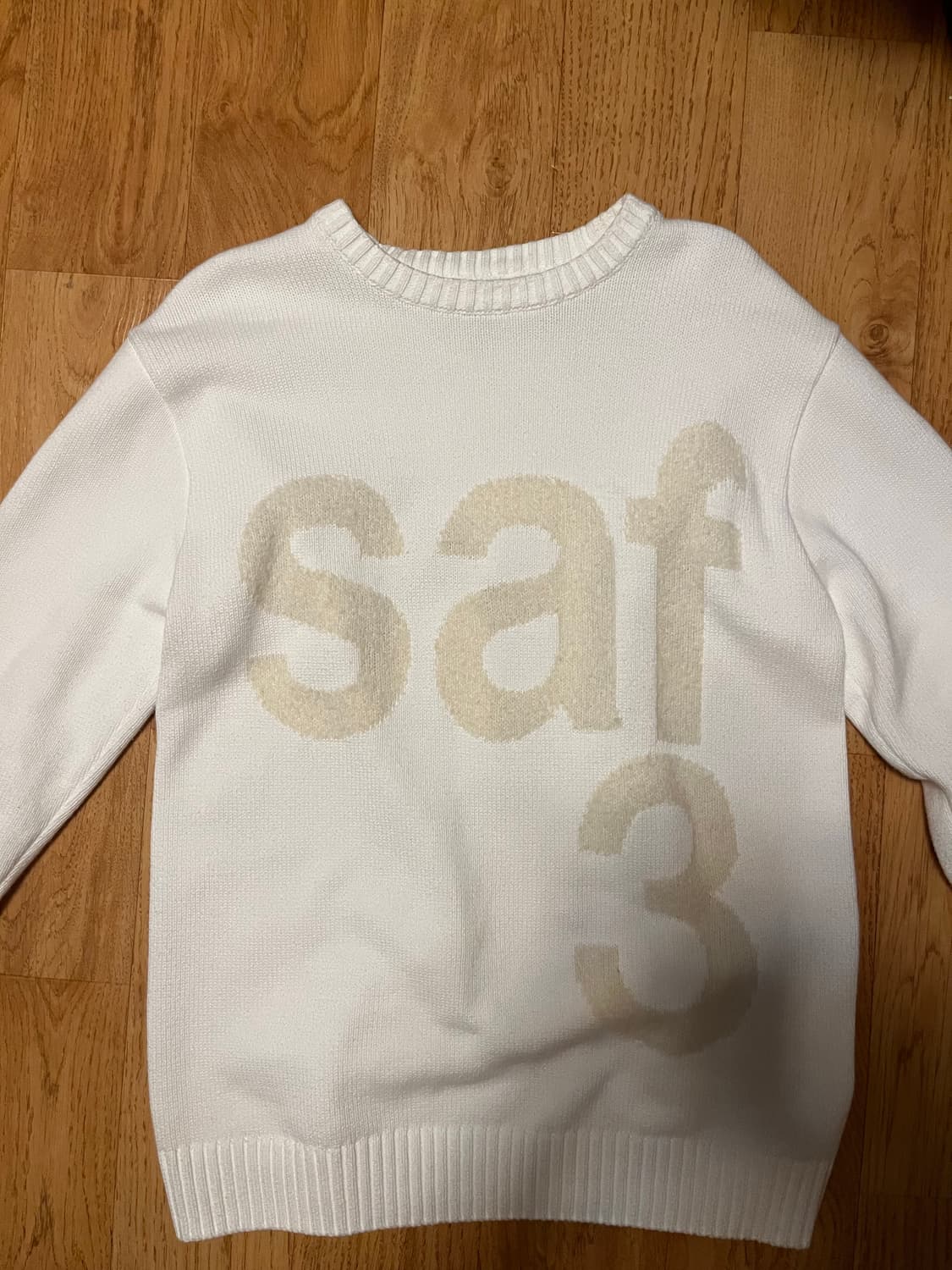 사파리스팟 니트 화이트 상품이미지4