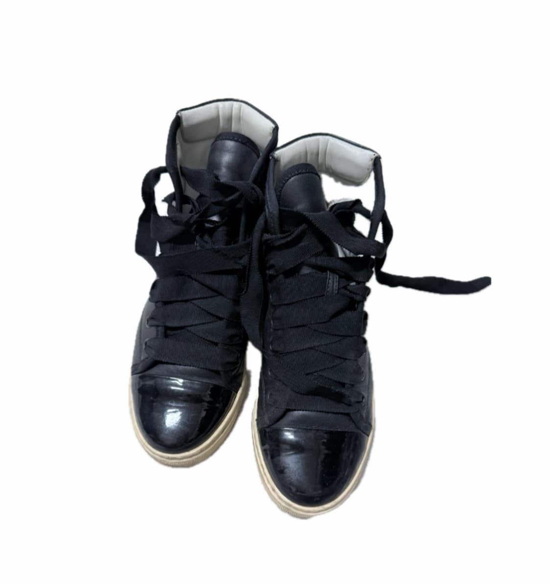 Lanvin 랑방 블랙 하이탑 스니커즈 220mm 상품이미지1