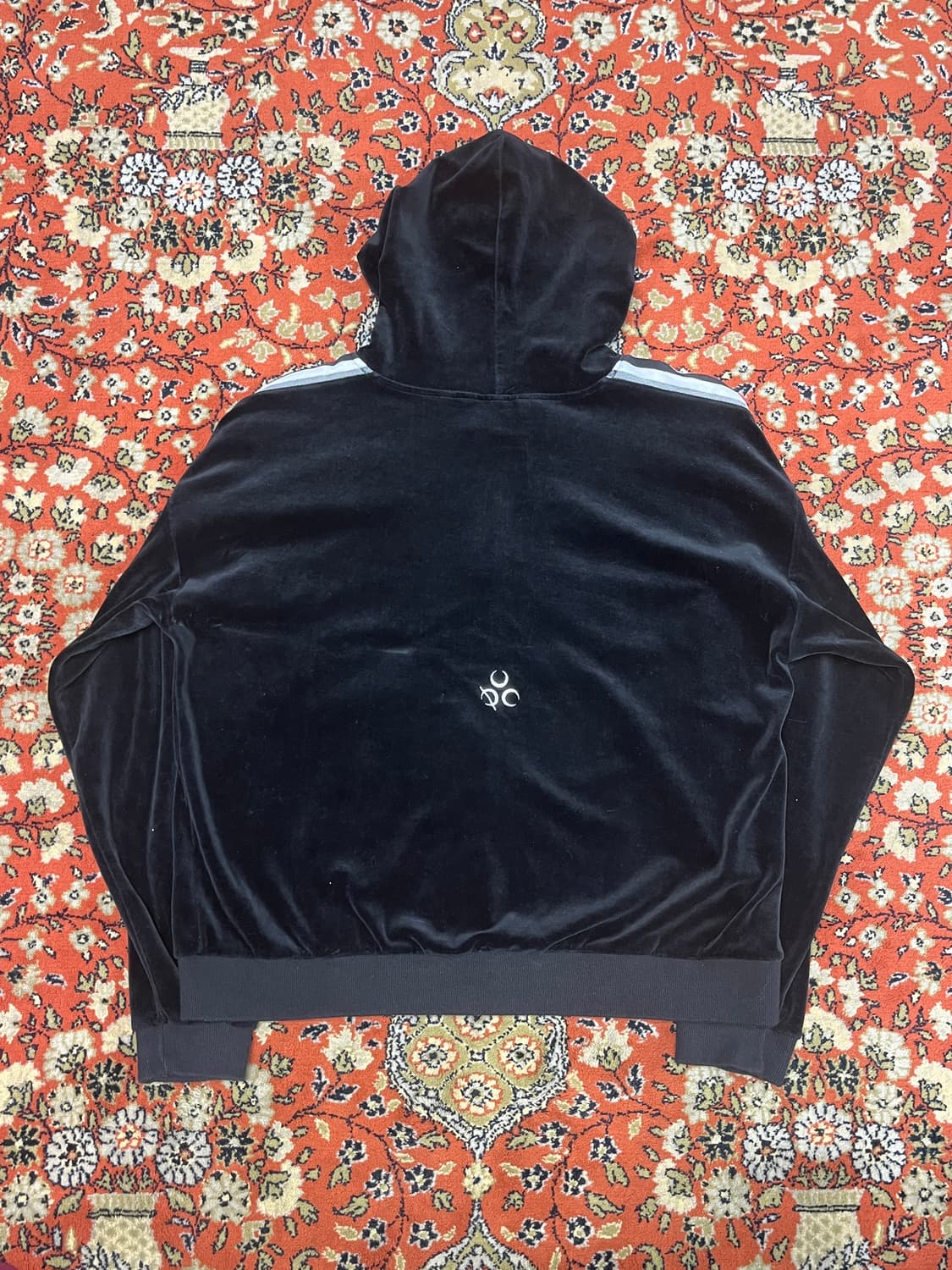 [1] 디오스피스 벨벳 후드집업 블랙 상품이미지2