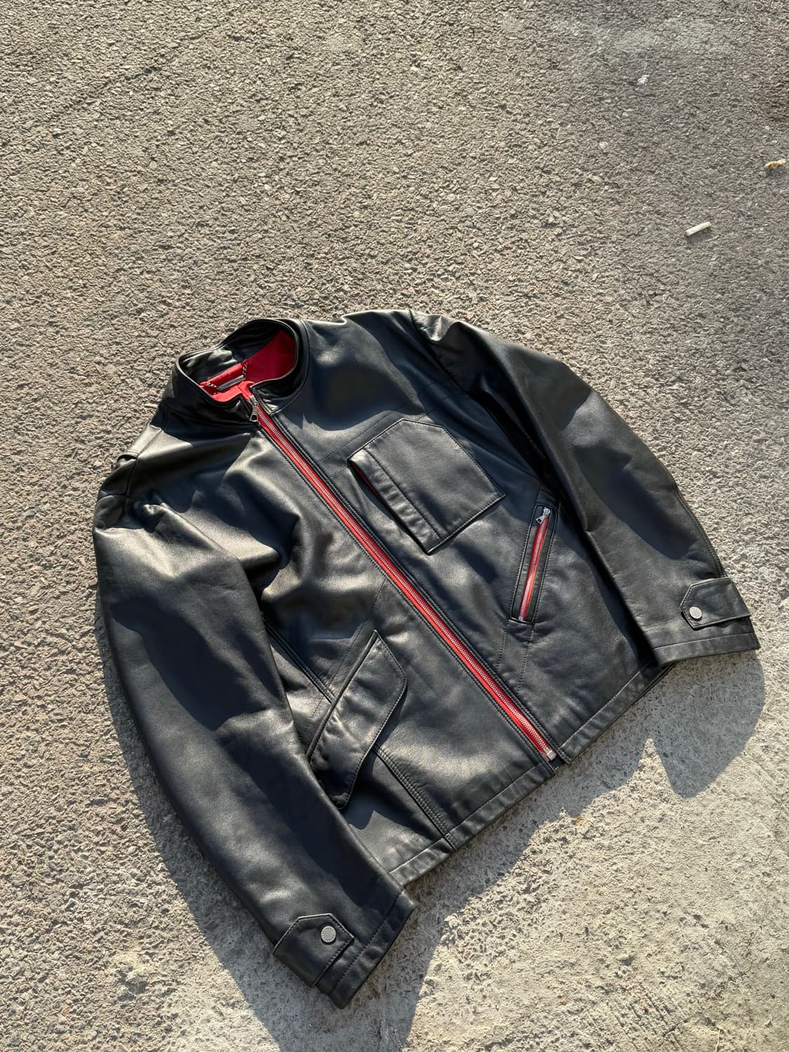 00s BPH 양가죽 싱글레더 가죽자켓 상품이미지3