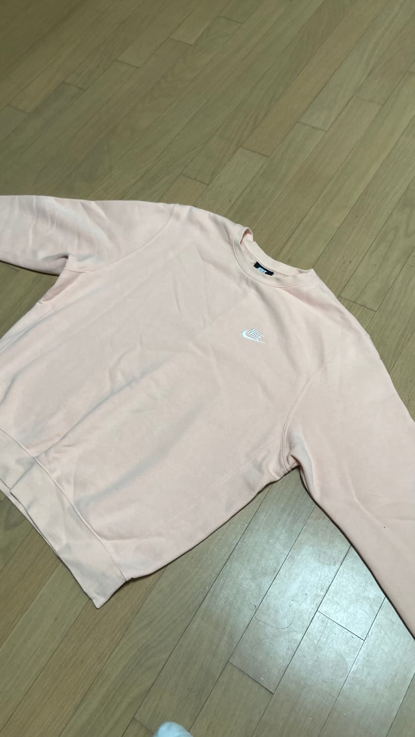 나이키 핑크 기모 맨투맨m 상품이미지1