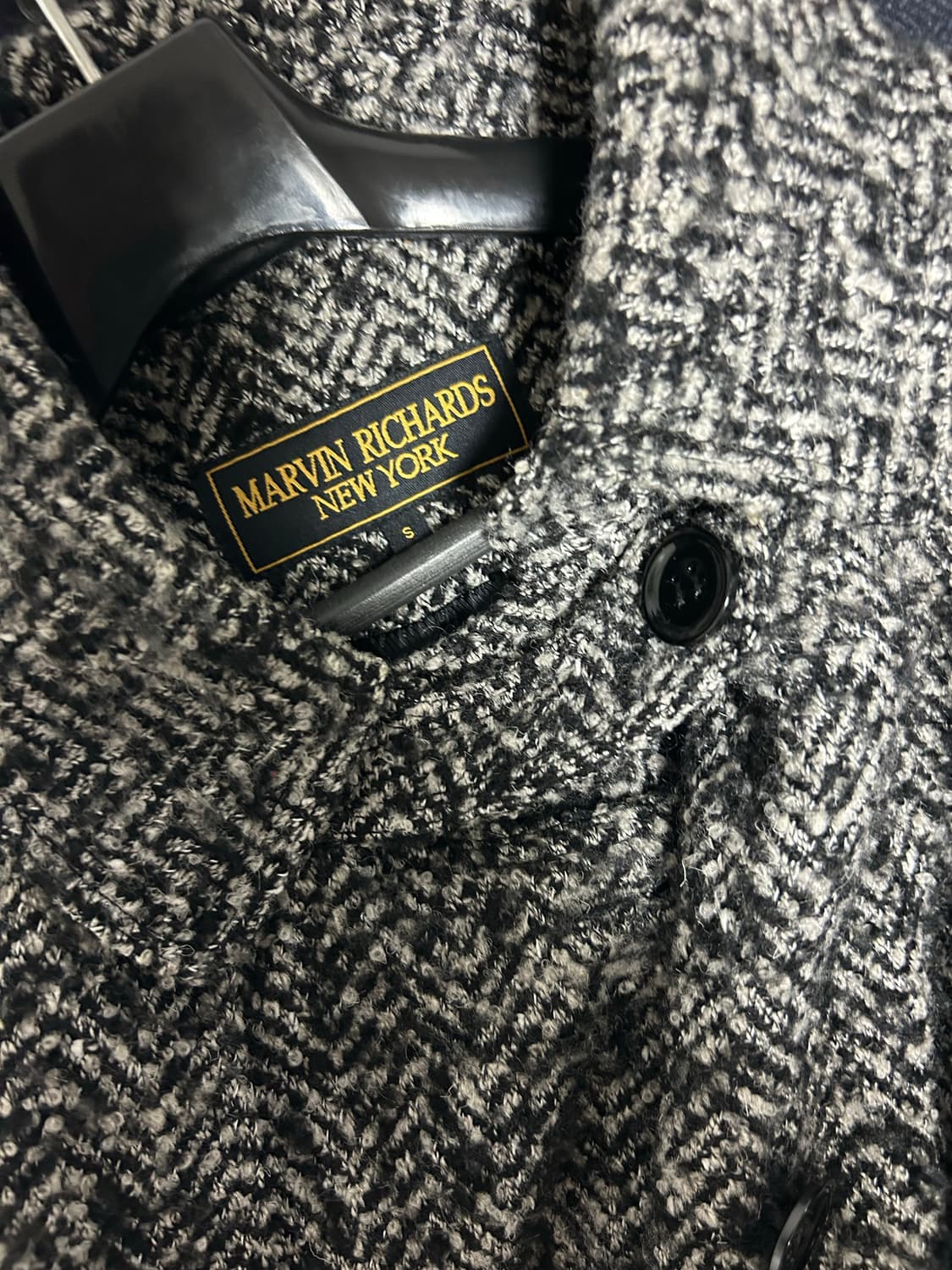 Marvin Richards New York 헤링본 코트s 상품이미지3