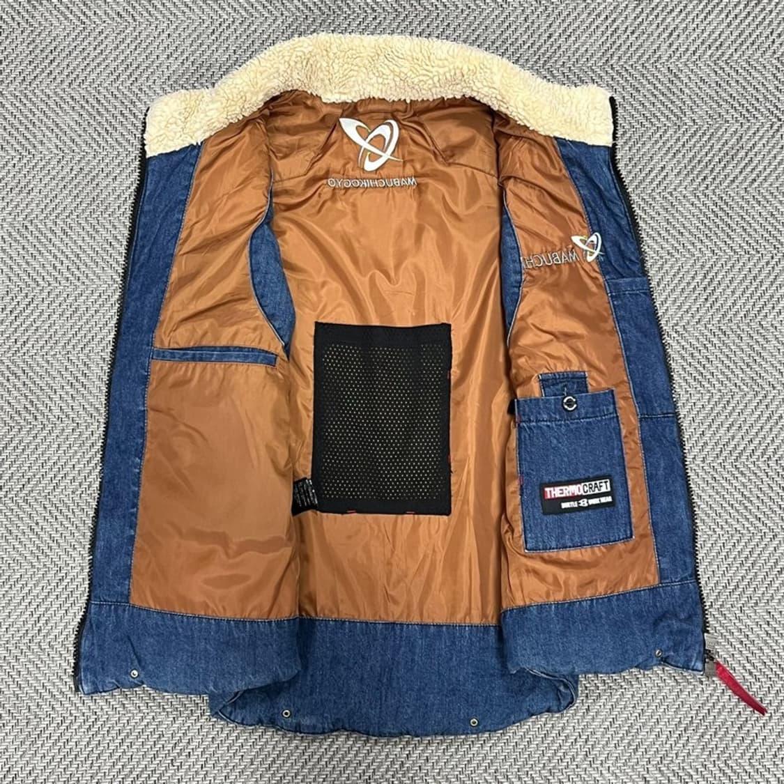 버틀 코듀라 데님 패딩 베스트 v0801 상품이미지7