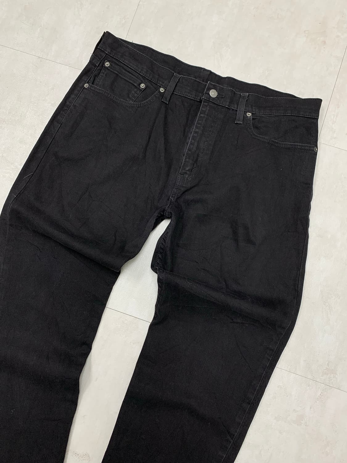 리바이스 502 흑청 데님 팬츠 #570 상품이미지2