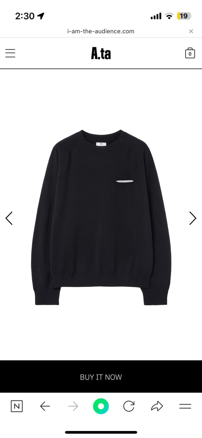 [삽니다]a.ta니트 블랙/그레이 m사이즈 삽니다 상품이미지1