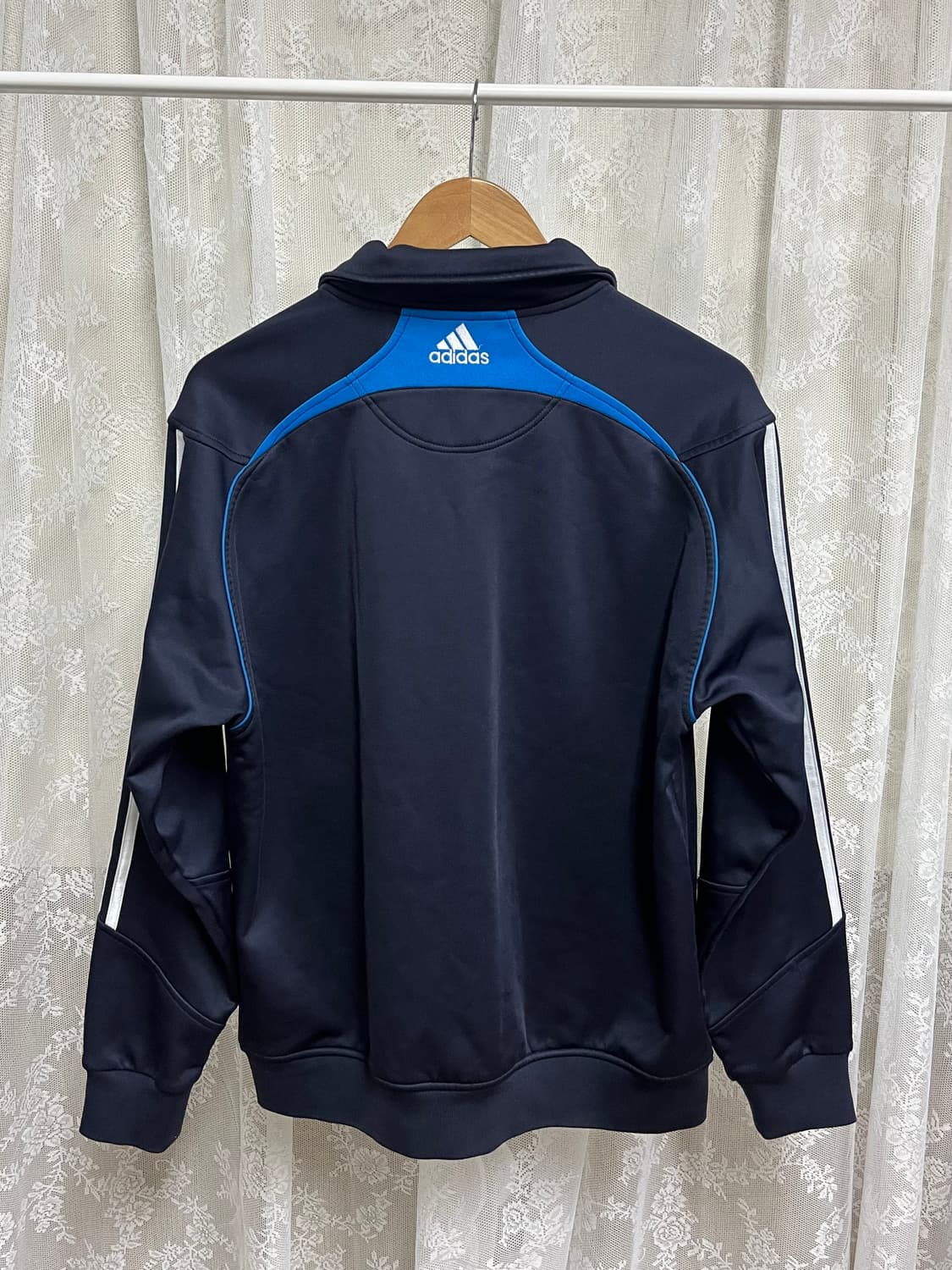 XL) 아디다스 마샬아츠 기모 트랙탑 네이비 상품이미지2