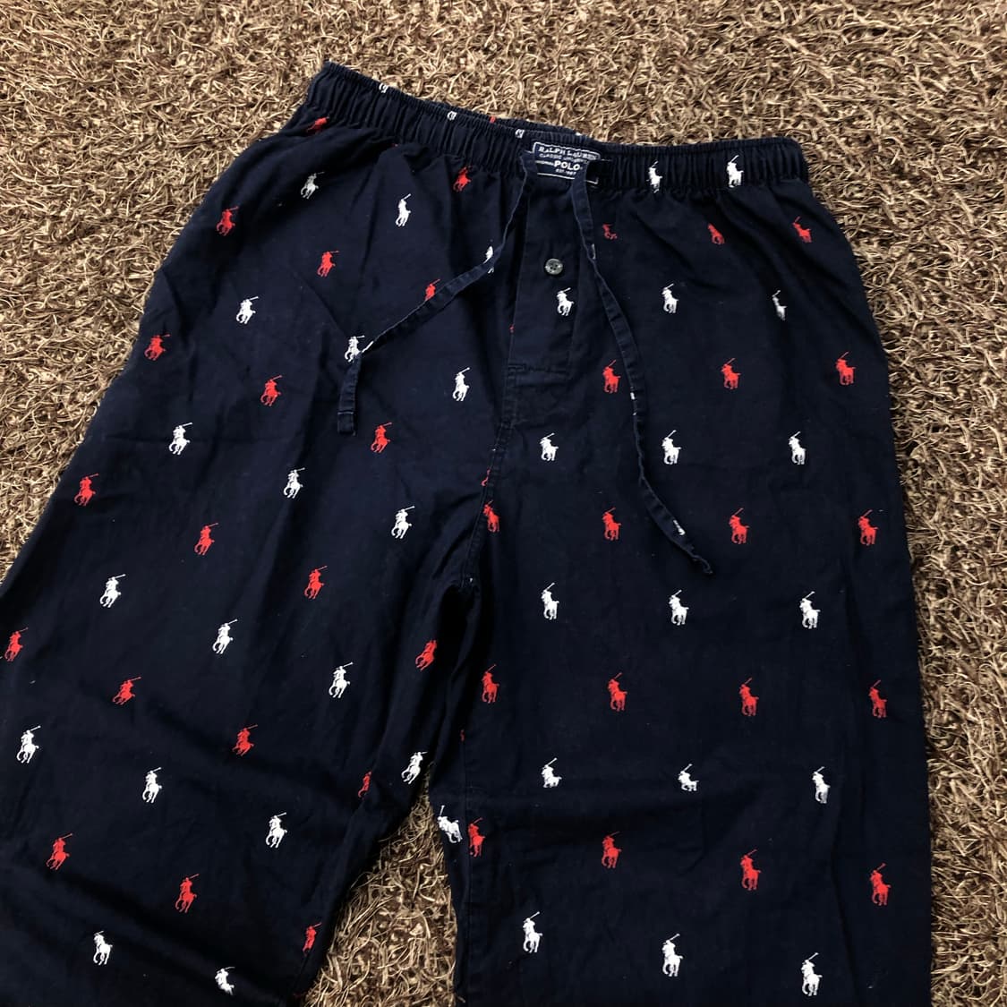 폴로 랄프로렌 포니 패턴 코튼 파자마 잠옷 팬츠 상품이미지2