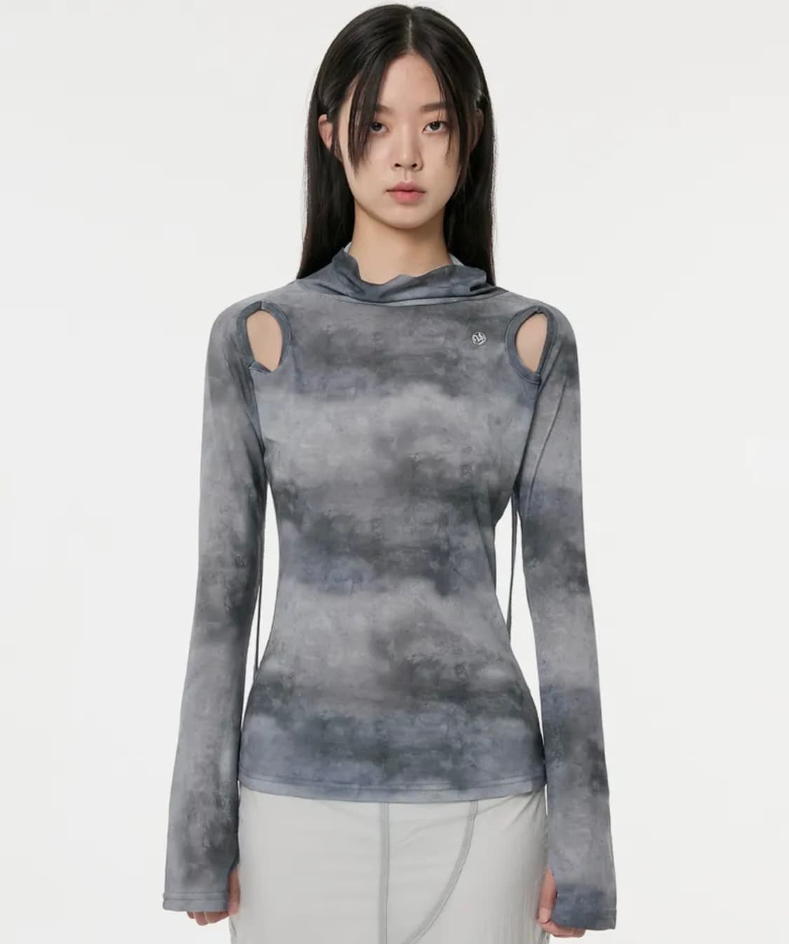 플레어업 컷아웃 터틀넥 롱슬리브 상품이미지5