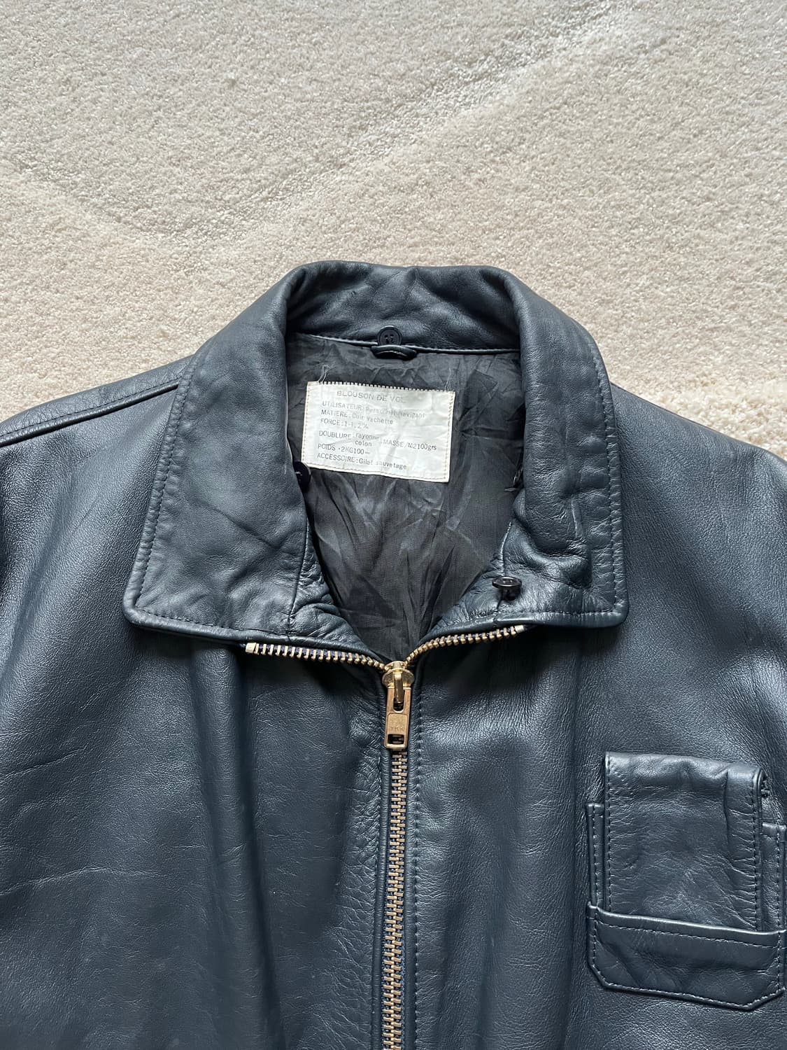 French Leather jacket (Dre projet origin 상품이미지3