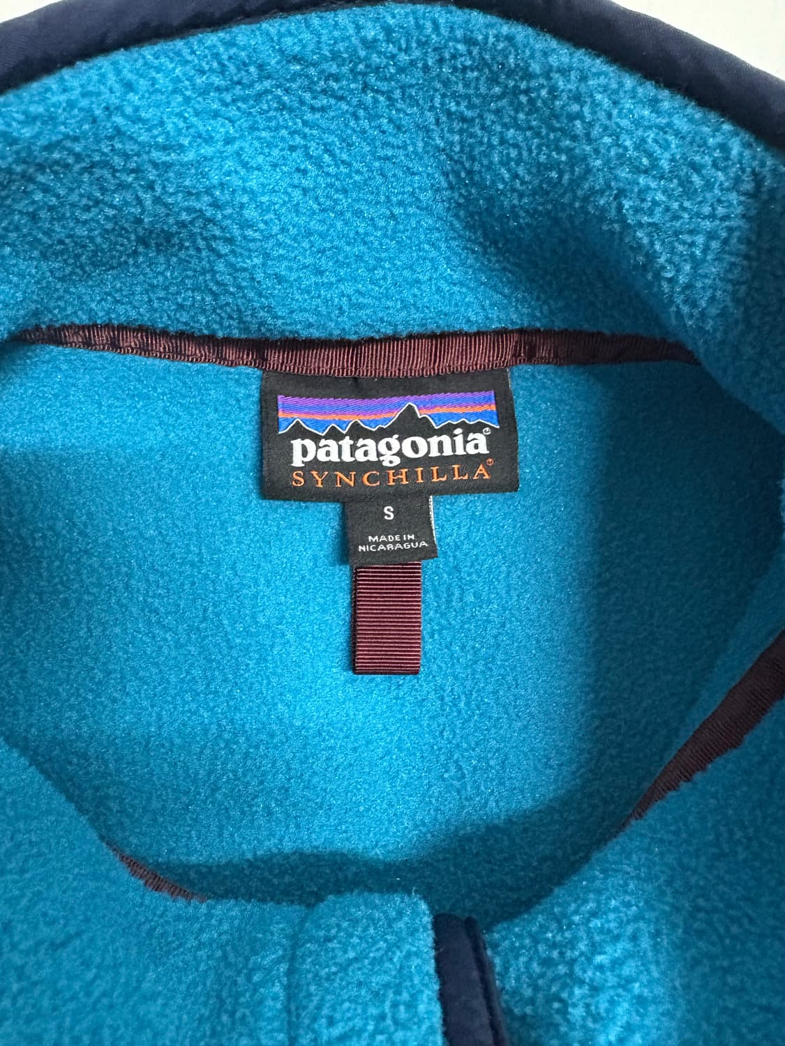빈티지 파타고니아 신칠라 스냅티 틸블루 멘즈S 상품이미지5