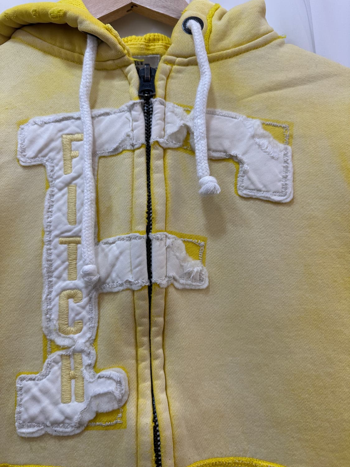 아베크롬비 옐로우 빈티지 후드집업 상품이미지3