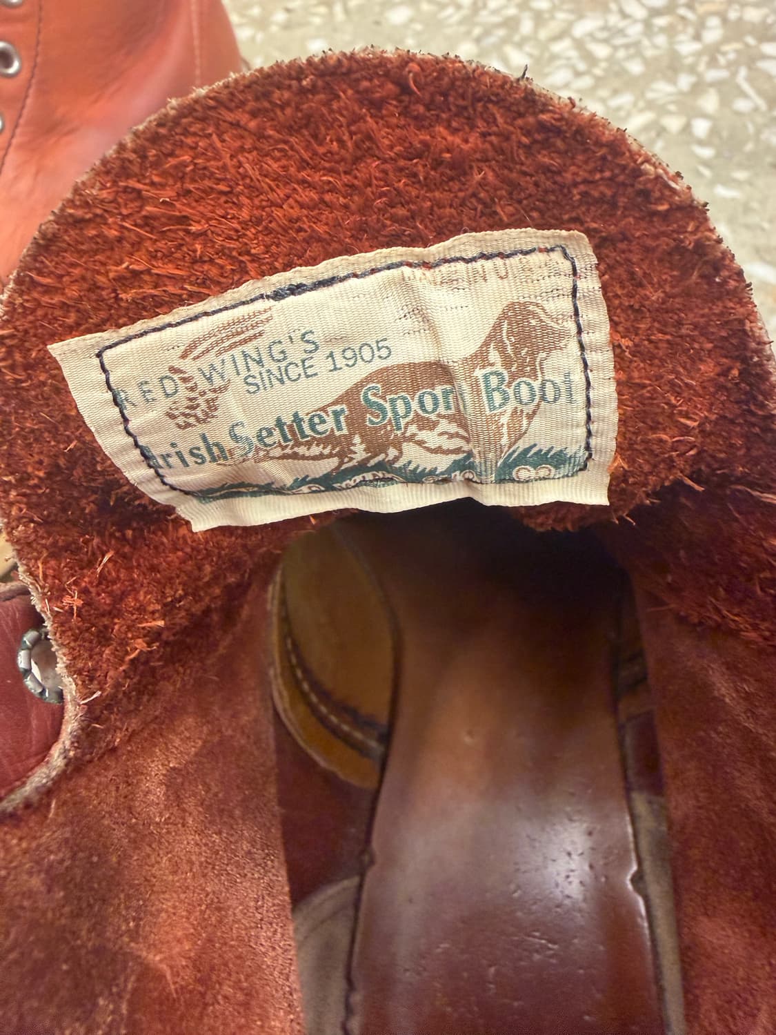 90‘s 레드윙 아이리쉬세터 8875 오로러셋 포티지 8.5E 상품이미지8