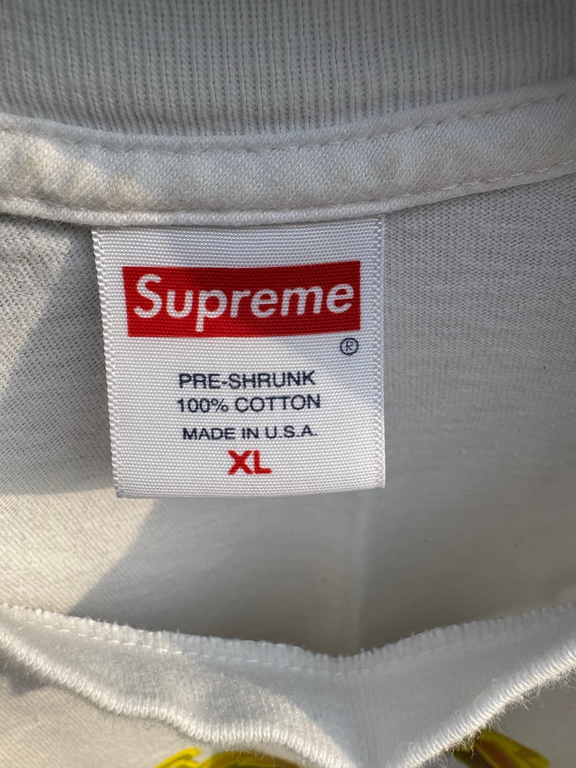 슈프림 클라우드 티셔츠 화이트 상품이미지3