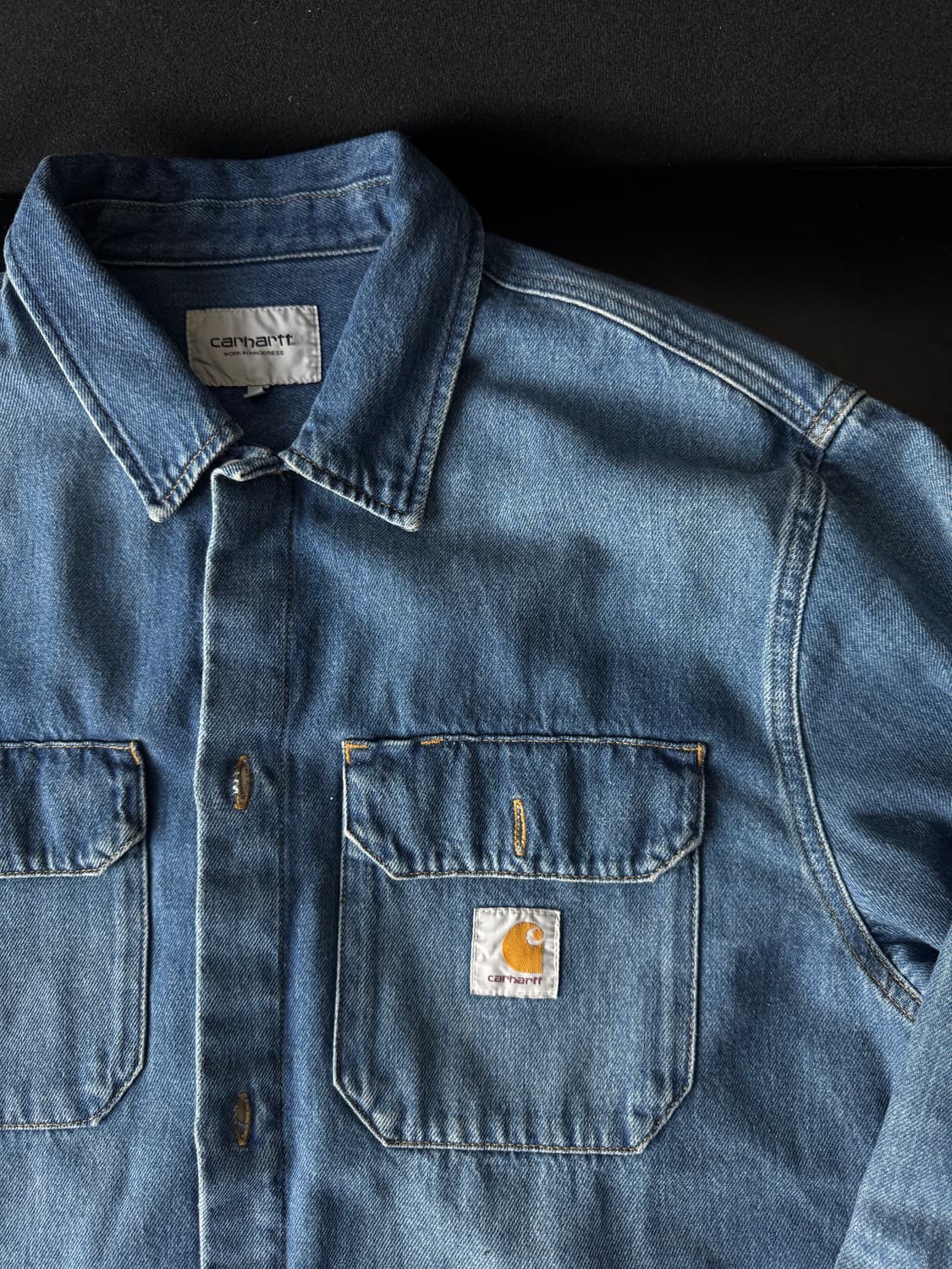 칼하트 하비 데님 셔츠 L 상품이미지1