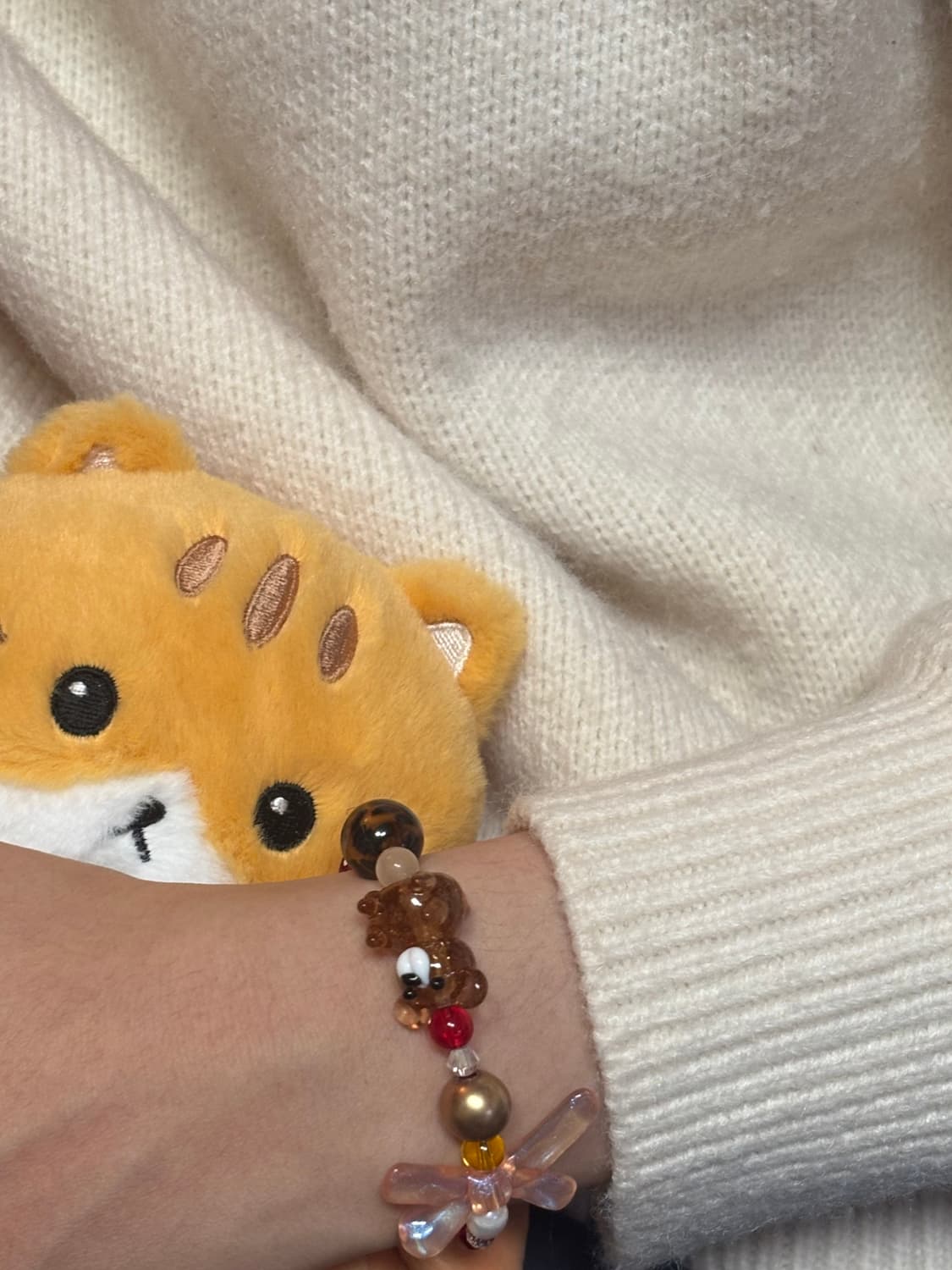 [핸드메이드] 곰돌이 비즈팔찌 상품이미지3