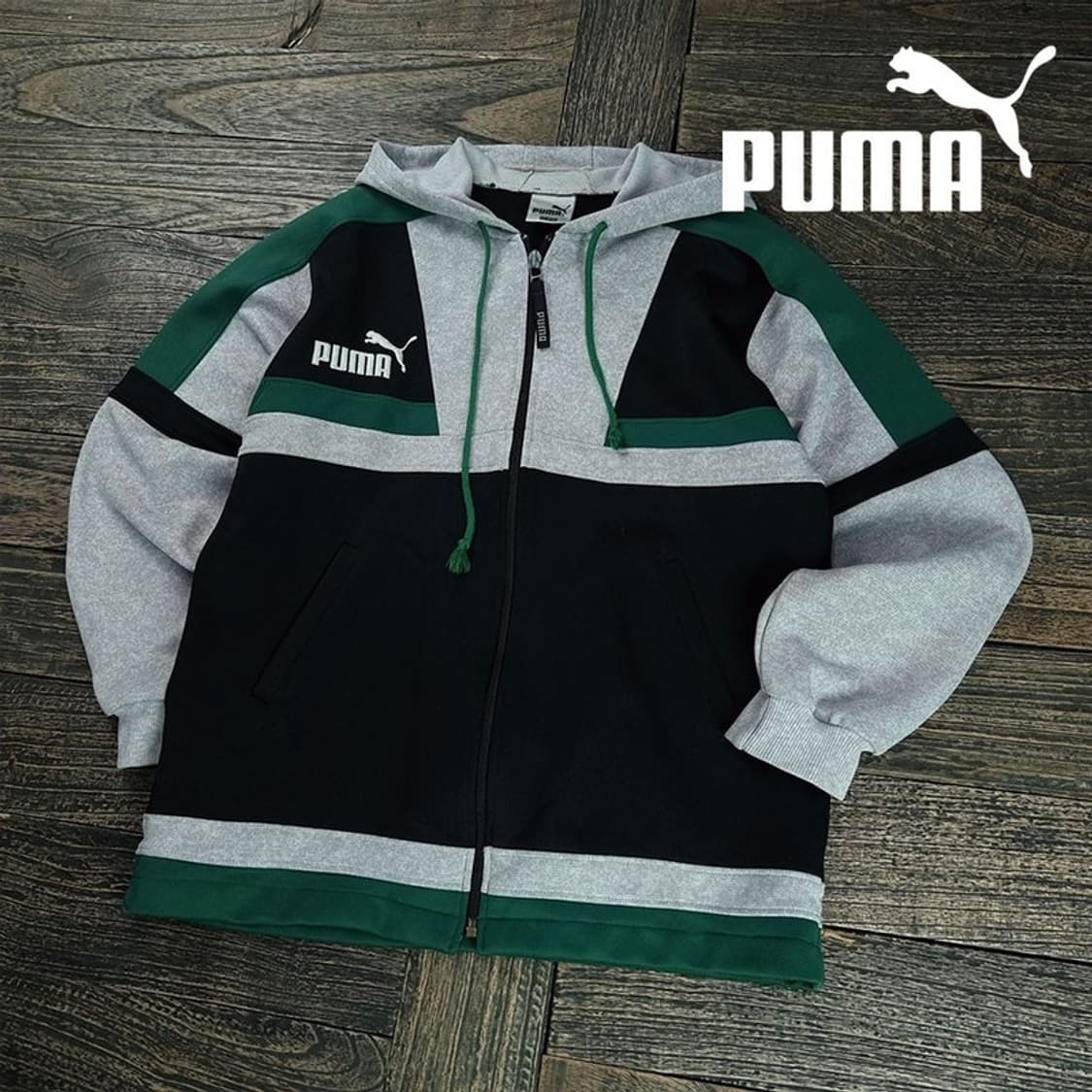 [푸마] 올드스쿨 빈티지 후드 집업 M19682 상품이미지1