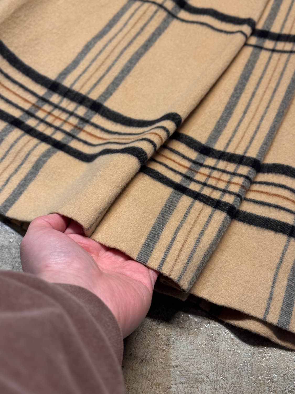 26inch ) DAKS Two-Tuck A-Line Skirt 상품이미지5