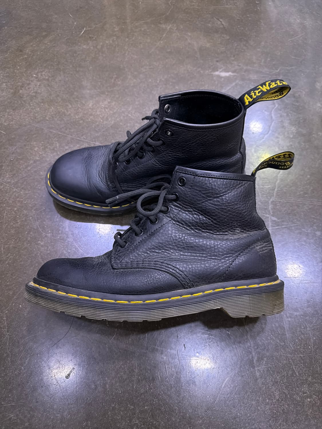 닥터마틴 101 6홀 블랙 워커 부츠 260 상품이미지5