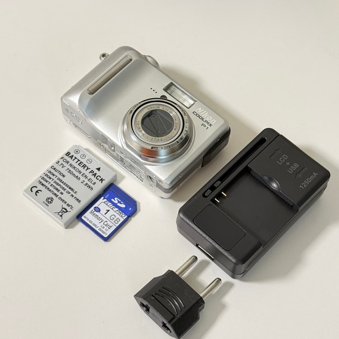 니콘 쿨픽스 P1 빈티지 디카 디지털카메라 (누가영님 p3 하위모델) 상품이미지1