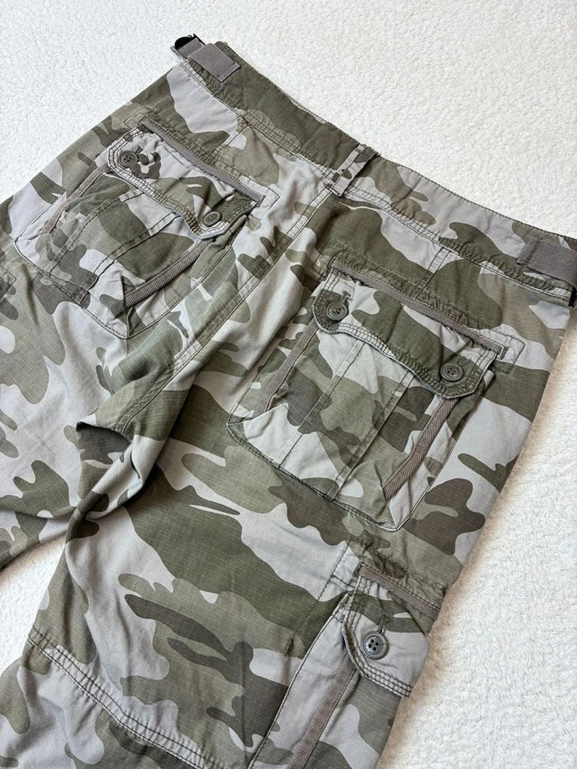 리트머스 00's 밀리터리 립스탑 카모 카고 팬츠 PN6214 상품이미지7