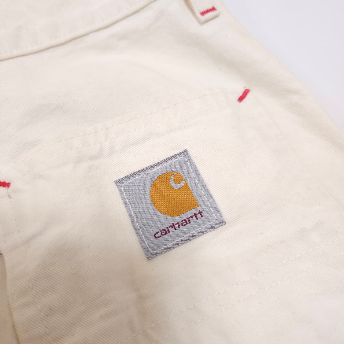 칼하트 80s 더블니 워크팬츠 크림 상품이미지5