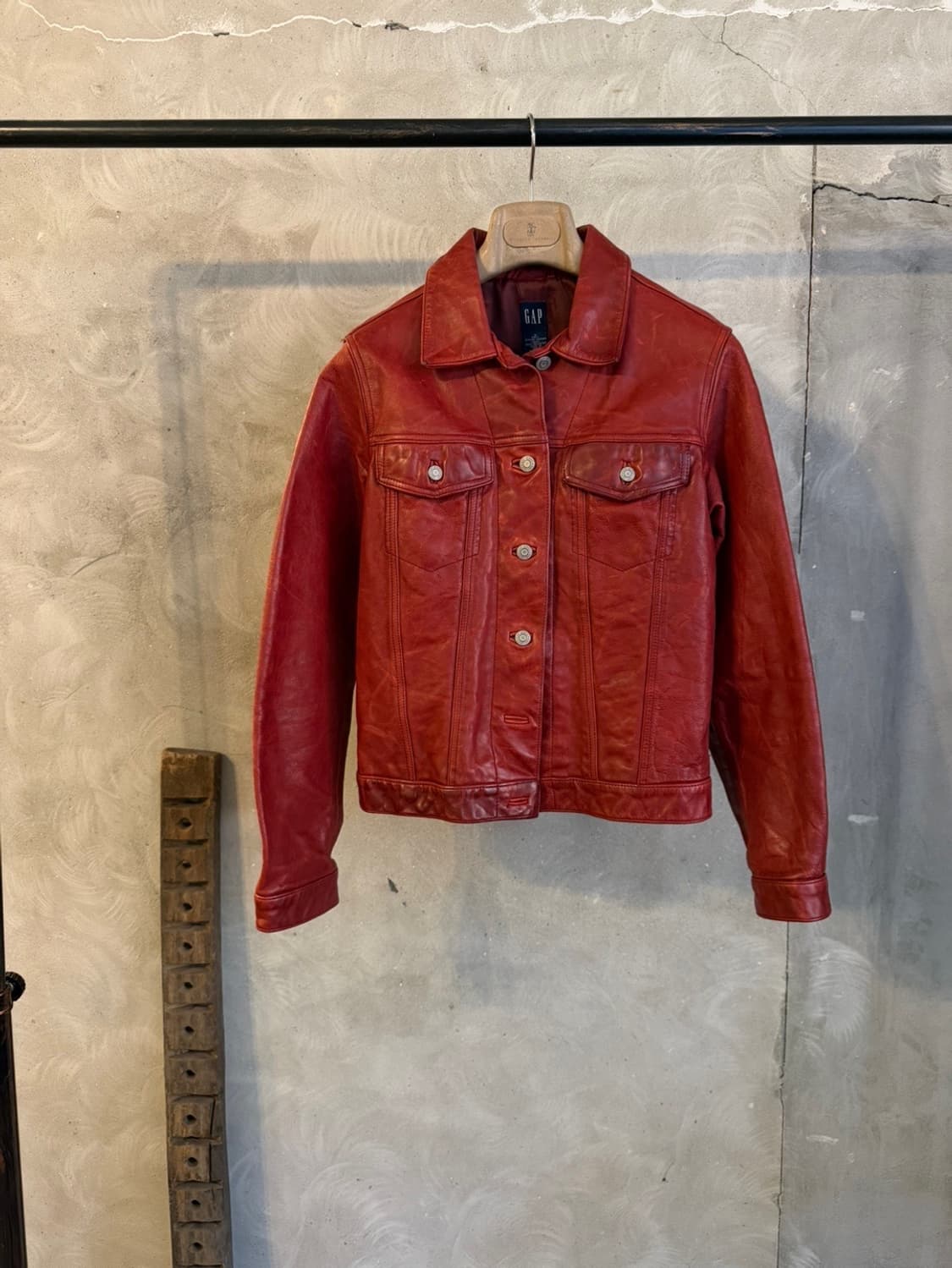 GAP 갭 레더 자켓 55~66 상품이미지5