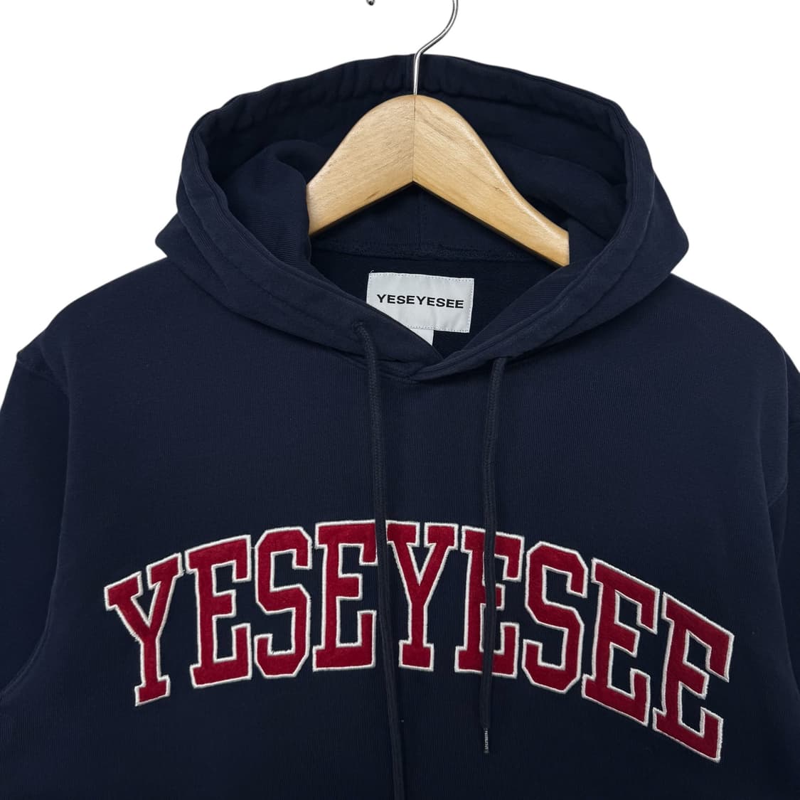 예스아이씨 자수로고 후드티 상품이미지2