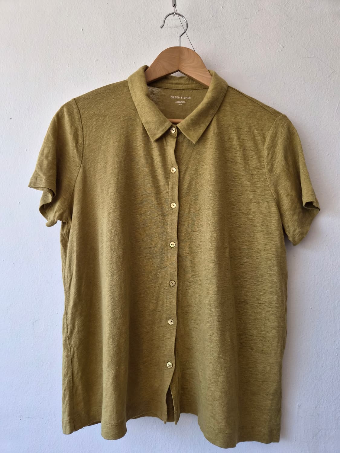 Eileen Fisher 여성 리넨 버튼업 셔츠 M사이즈 상품이미지2