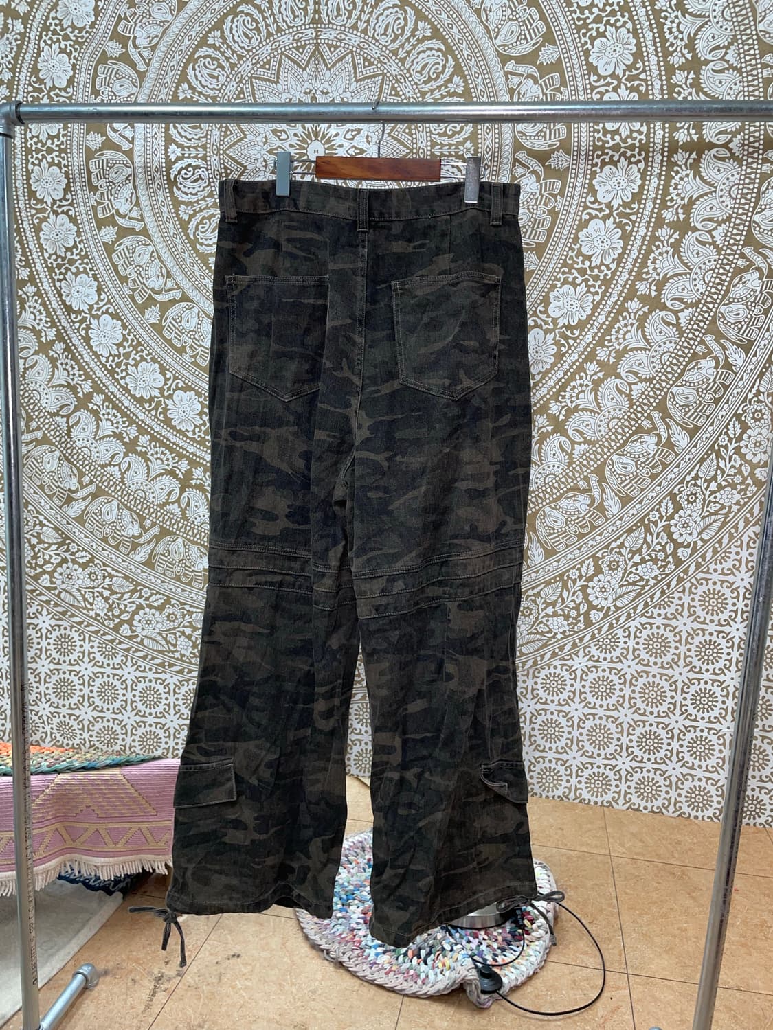 빈티지 더블니 카모팬츠  상품이미지4